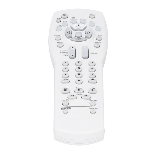Télécommande pour Centre Multimédia, Contrôleur de Système Audio Vidéo Numérique pour Série AV 3-2-1 Blanc