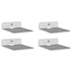 thumbnail image 1 of Paquete de 4 Soportes para Altavoces con Estante Pared, Estante Exhibición Acrílico para Montaje en Pared para Altavoz Bluetooth,Cámara Web,Teléfonos Celulares,Juguete-Color Blanco, 1 of 6