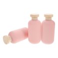 thumbnail image 4 of 3pcs Travel Size Shampoo And Conditioner Bottles Pink Lotion Containers Refillable Dispensers Squeeze Bottles For Shampoo, 4 of 9