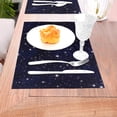 thumbnail image 5 of XMXY Woven Placemats Set of 6 PCS, Universe Stars Space Table Mats Washable Heat Resistant Placemats, 5 of 6