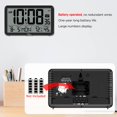 thumbnail image 4 of WallarGe Auto Set Digital Wall Clock Battery Operated, Desk Clocks with Temperature, Humidity and Date, Large Display Digital Calendar Alarm Clock fo, 4 of 7
