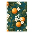thumbnail image 7 of FORMRS 1-Subject Spiral Notebook 8" x 5" College Ruled 60 Refillable Sheet, Green Floral Orange, 7 of 7