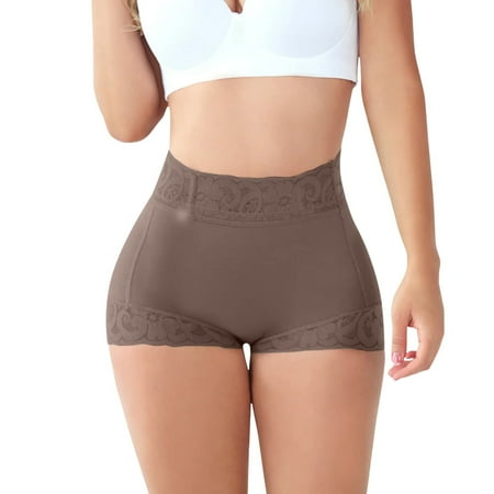 Purple Large Women Panties Shapewear Silk Thong High Waist Lifter Lane Dress 18 Modeling Tights Underwear