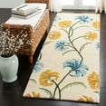 thumbnail image 2 of SAFAVIEH Soho Noah Floral Wool Area Rug, Beige/Multi, 2' x 3', 2 of 9