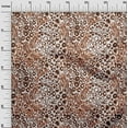 thumbnail image 3 of oneOone Cotton Poplin Brown Fabric Animal Skin Craft Projects Decor Fabric Printed By The Yard 56 Inch Wide, 3 of 4