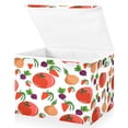 thumbnail image 2 of Colorful fresh vegetable pattern(7) Storage Bins with lid, Decorative Boxes for Shelves, Closet Organizer Basket with Handles, Large,, 2 of 5