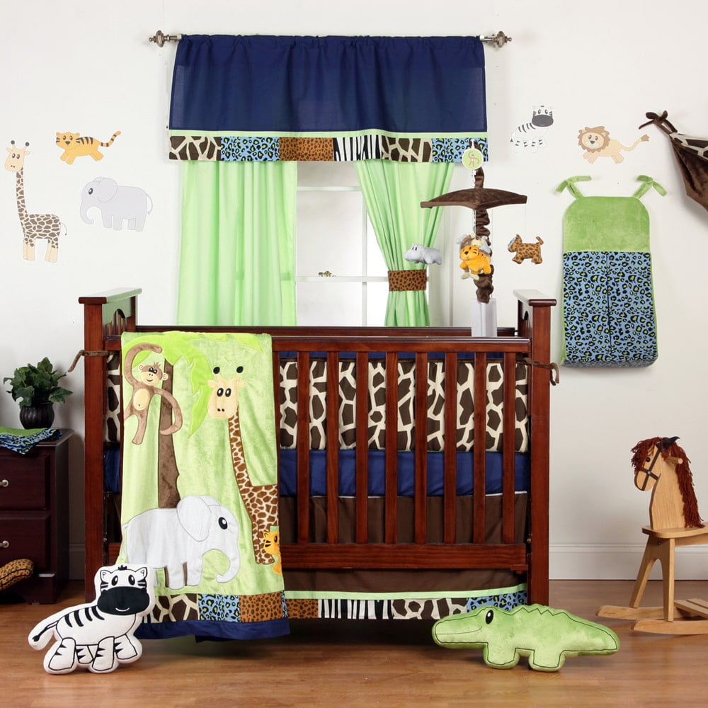 One Grace Place 10-14b026 Jazzie Jungle Boy Burp Cloth