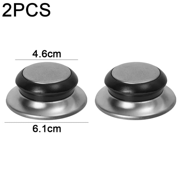 4/1 piezas de mango universal para tapa de olla o sartén, perilla de sujeción para utensilios de cocina, accesorios de cocina, piezas de repuesto para utensilios de cocina, herramientas de acero
