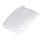 thumbnail image 5 of 10 peines de plástico transparente con pinza para el pelo, peines laterales para mujer., 5 of 7