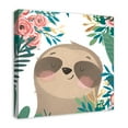 thumbnail image 2 of Creative Products Bashful Sloth  24x24 Canvas Wall Art, 2 of 5