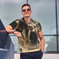 thumbnail image 4 of Fotbe Ancient Skull Cave Landscape Camiseta Polo de Golf para Hombre con Estampado – Camisa Deportiva Transpirable con Cuello Abotonado-XX-Large, 4 of 6