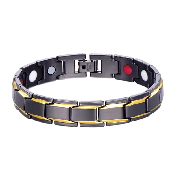Pulsera De Energía Para La Salud De Los Hombres, Brazalete Para La Artritis Con Rayos Infrarrojos Lejanos, Polvo De Germanio, Imán De Neodimio, Pulsera De Iones Negativos Inevent AP007493-00