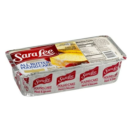 Sara Lee, Butter Pound Cake, 10.75 oz (Frozen)