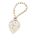 thumbnail image 2 of Macramé cortina Tieback Tie Back borlas cuentas Boho correas de cuerda soporte para cortinas lazos de cuerda para tratamiento de ventanas decoración, 2 of 9