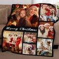 thumbnail image 4 of Picture Blankets Customized, 10 Photos Customized Blanket, Custom Picture Blankets, Gifts for Sister Dad Mom Daughter Son, 4 of 5