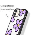 thumbnail image 4 of Compatible with iPhone 13 case Soft TPU Glossy Flower Pattern Phone Case for Women and Girls, 4 of 5