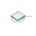 thumbnail image 2 of Uxcell 50Pcs Mosaic Tiles, Micro Glass Tiny Mini Mosaic Tile DIY Hobbies Handmade Crystal Free Stone Bright Mint Green, 2 of 7