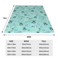 thumbnail image 3 of Honeii Hawaiian Style Print Fleece Blanket - Throw Blanket for Bed, Sofa, Couch, Camping, and Travel , Microplush Ultra Soft Warm Blanket-60"x50", 3 of 7
