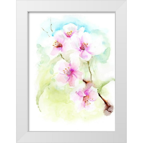Shefranov, Olga 11x14 White Modern Wood Framed Museum Art Print Titled - Blossoms
