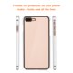 thumbnail image 5 of Funda protectora de teléfono de vidrio templado con absorción magnética para iPhone 8 Plus, color plateado, 5 of 8