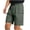 Army Green, variant on Men's Cargo Shorts Quick Dry Lightweight Hiking Short Pants Techwear with Built-in Belt, 7" Inseam Summer Casual Ribbed Knit Shorts