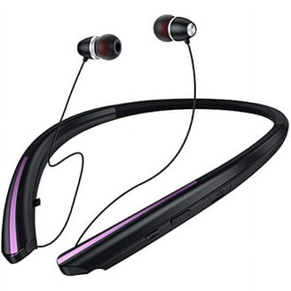 Retractable Neckband Bluetooth Headphones, Wireless Stereo YJJSKEJI with Mic, Bluetooth Headset Noise Cancelling, Vibration Alerts, IPX5 Sweatproof, Sports, Workouts & Driving (Black) - Walmart.com Retractable Neckband Bluetooth Headphones, Wireless Stereo YJJSKEJI with Mic, Bluetooth Headset Noise Cancelling, Vibration Alerts, IPX5 Sweatproof, Sports, Workouts & Driving (Black) - Walmart.com