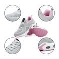 thumbnail image 3 of Zapatos para correr para mujer, zapatillas deportivas de punto, zapatos de gimnasia transpirables para caminar al aire libre, tamaño de EE. UU., 39 1 par Advancent AP003923-02, 3 of 7