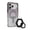 Plyo Black/Clear Ombré + Ring Stand, variant on UAG iPhone 17 Pro Max Case Pathfinder Clear + Wrist Lanyard Bundle - Compatible with MagSafe Military Grade Protective Cover, Blues