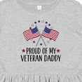 thumbnail image 4 of Inktastic Military Veteran Daddy Proud Son Daughter Girls Toddler Dress, 4 of 5