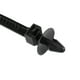 10 Pcs 167mm de Long Réglable Nylon Noir Push Mount Design Auto Câble Cravate – image 4 sur 4