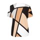 thumbnail image 5 of Blusa informal con cuello en V y manga corta con estampado de verano para mujer con estilo OAVQHLG3B Store  lin121212, 5 of 5