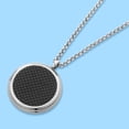 thumbnail image 4 of Stimm Anxiety Relief Necklace, Soft Touch Sensory Jewelry Rubber Necklace Stress Relief, Anxiety Jewelry Teens Adults, Fidgeting Mindfulness Unisex Stainless Steel Chain, 4 of 5