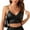 #2 Black, variant on WNEGSTG Womens Glitter Strappy Cami Ladies Sexy Faux Leather Tank Crop Top Vest Top Black