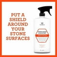 thumbnail image 4 of TriNova Granite Sealer & Protector Gallon Refill- Made in USA, Best Stone Polish, Protectant & Care Product - Easy Maintenance for Clean Countertop Surface, Marble, Tile 128 fl oz, 4 of 7