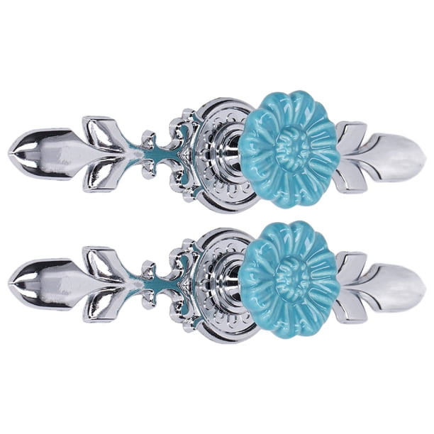 Pomo Para Armario, Aleación De Zinc, Azul, Resistente Al Desgaste, Para Armario, Fácil De Instalar, Exquisito Para Dormitorio, Decoración De Muebles Para Cocina ANGGREK Descripción de la referencia