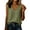 # Army Green, variant on Tank Top for Women Loose Fit High Neck Sleeveless Button Down Tops Casual Hollow Out Eyelet Summer Flowy Cami Shirts Blouse