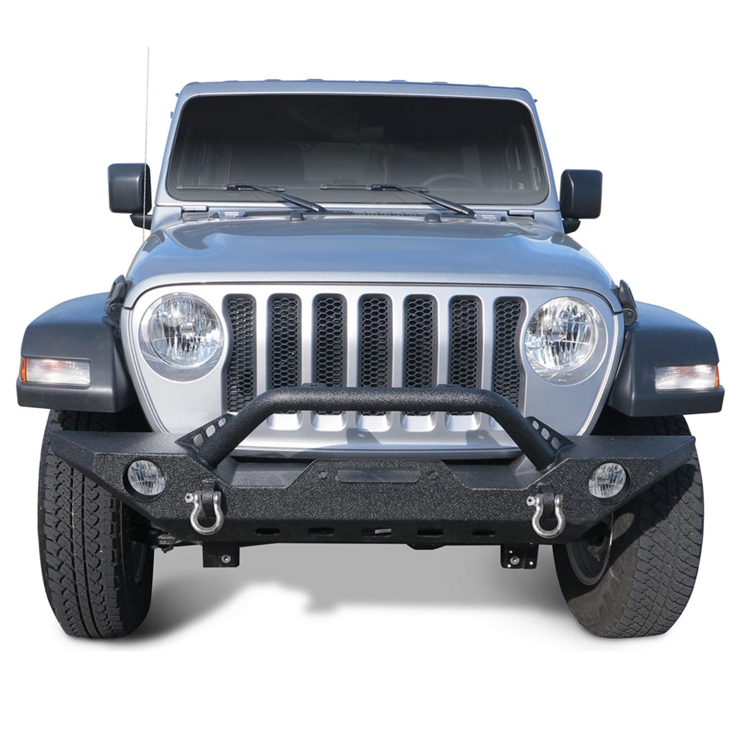 NEW 2018-2020 Jeep Wrangler JL,Gladiator STEEL Bumper Bull Bar LED Brackets,OEM 
