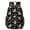 Black, variant on Schnauzer and Dog Paw Print White 17" School Backpacks for Teens,Waterproof Oxford Fabric,S-Shape Padded Straps for School,Travel,Hiking,Camping