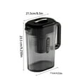thumbnail image 3 of Dvruxg Glass Cold Water Kettle, Built-in Filter Water Pot, Large Capacity Hydration Kettle, Ergonomic Cold Water Cup, 3 of 5