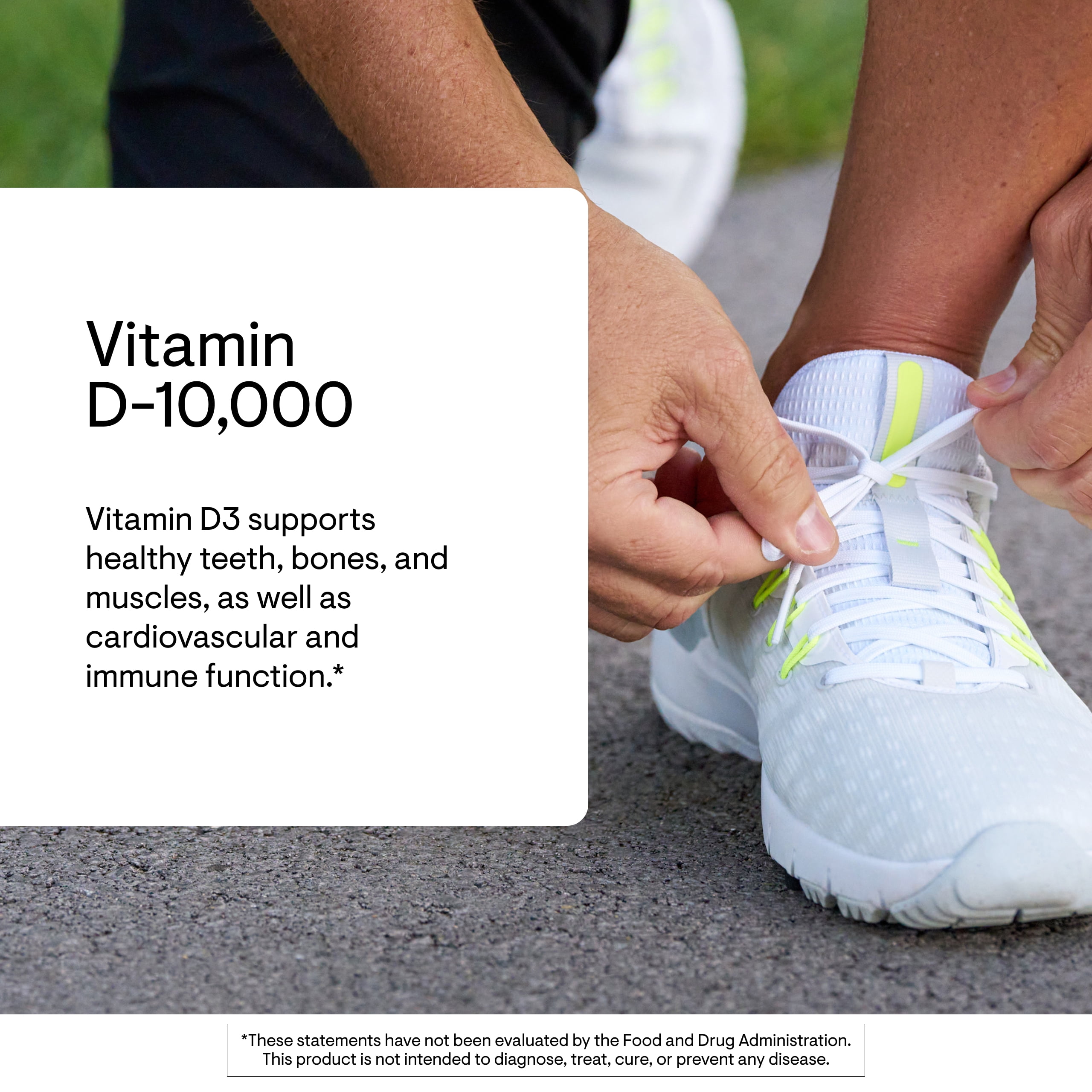 THORNE - Vitamin D3 Supplement - Supports Healthy Bones, Teeth, Muscles, Cardiovascular & Immune Function* - Gluten, Dairy & Soy-Free - 10,000 IU - 60 Capsules