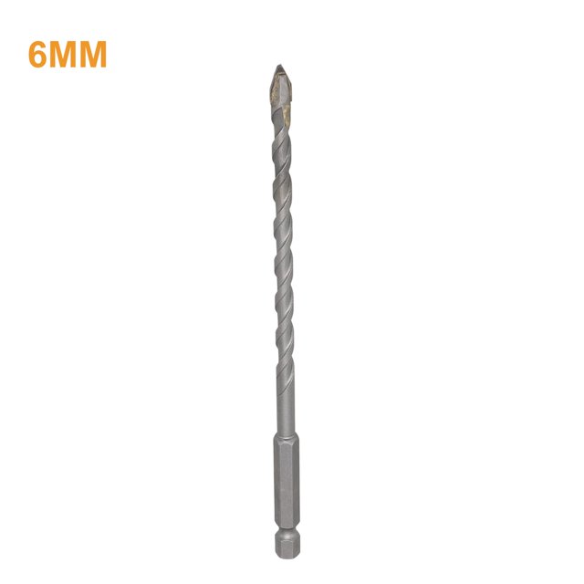 Perceuse Extensible 150mm pour Carrelage en Verre Perceuse Triangulaire 6/8/10/12mm 6mm