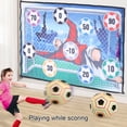 thumbnail image 4 of Juego De Fútbol Para Niños, 2 En 1Juego De Lanzamiento De Balón De Fútbol Juego De Lanzar Sacos De , Juego De Portería De Fútbol Para Interior Y Exterior Con Balón De, 4 of 7