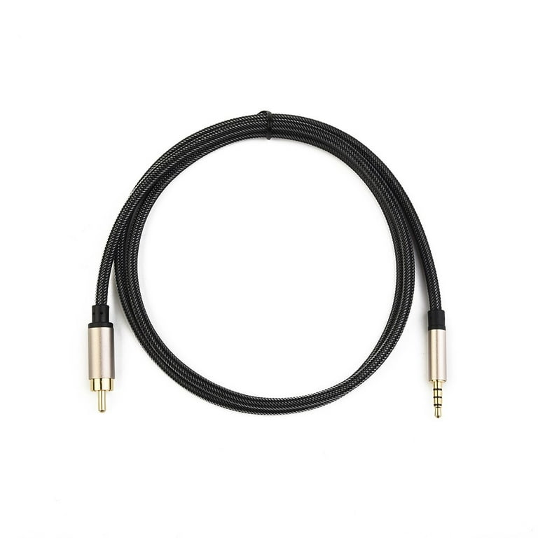 Digital Coaxial Audio Video Cable Stereo SPDIF RCA to 3.5mm Jack Male for  HDTV - 3FT