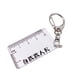 thumbnail image 5 of Lindo llavero bolso encantos Decoartions colgante langosta hebilla regla en forma de llavero Blanco Zulema lindo llavero, 5 of 8