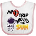 thumbnail image 3 of Inktastic My 1st Trip Around the Sun Boys or Girls Baby Bib, 3 of 4