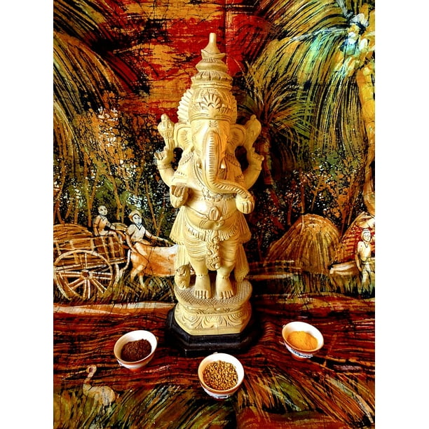 Peel N Stick Poster Of God Elefant Buddhism India Ganesh Poster 24x16 Adhesive Sticker Poster Print Walmart Com Walmart Com