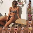 thumbnail image 2 of Bikini brasileño con estampado de leopardo para mujer, traje de baño con Push-Up, ropa de playa 2022, 2 of 5
