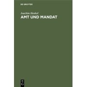 Amt und Mandat, (Hardcover)