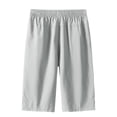 thumbnail image 4 of JoveMarine Men's Quick Dry Casual Shorts Loose Fit Breathable Summer Pants for Outdoor Sports and Daily Wear Basic Style Gray 4XL, 4 of 5
