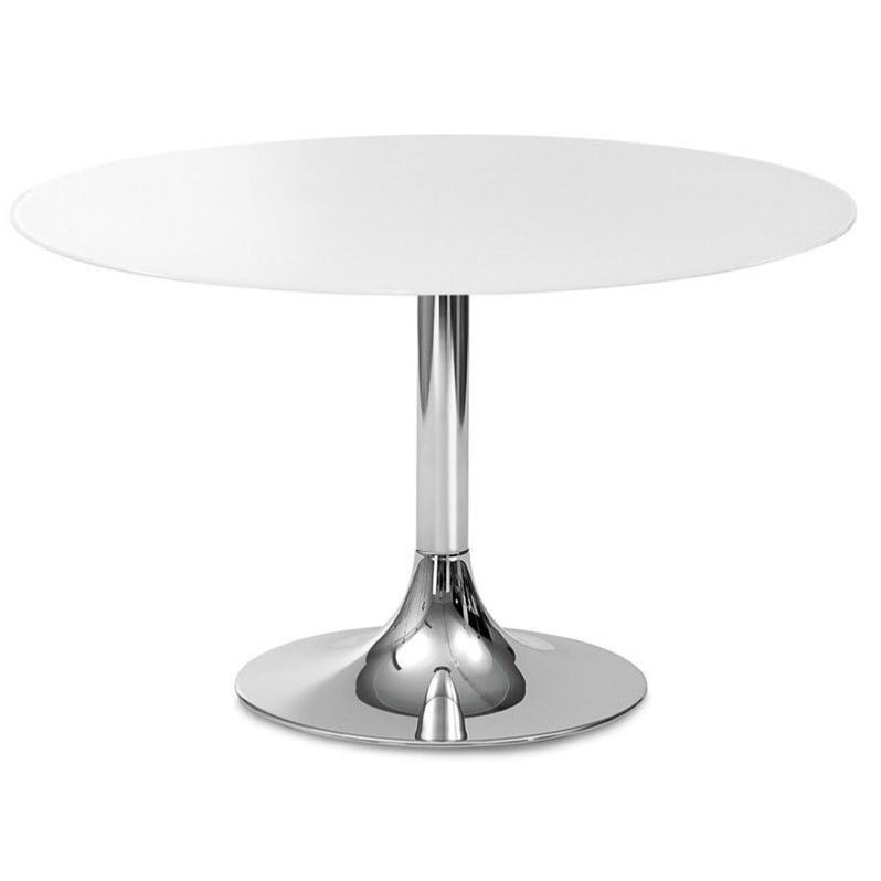 Domitalia Corona Round Dining Table In Chrome Com Domitalia Corona Round Dining Table In, Corona Round Dining Table